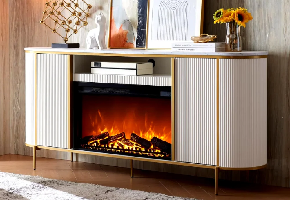 electric fireplace tv stand