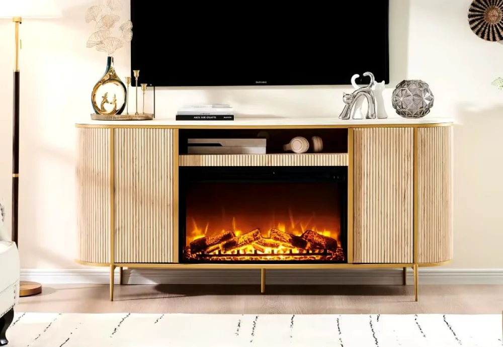 electric fireplace tv stand